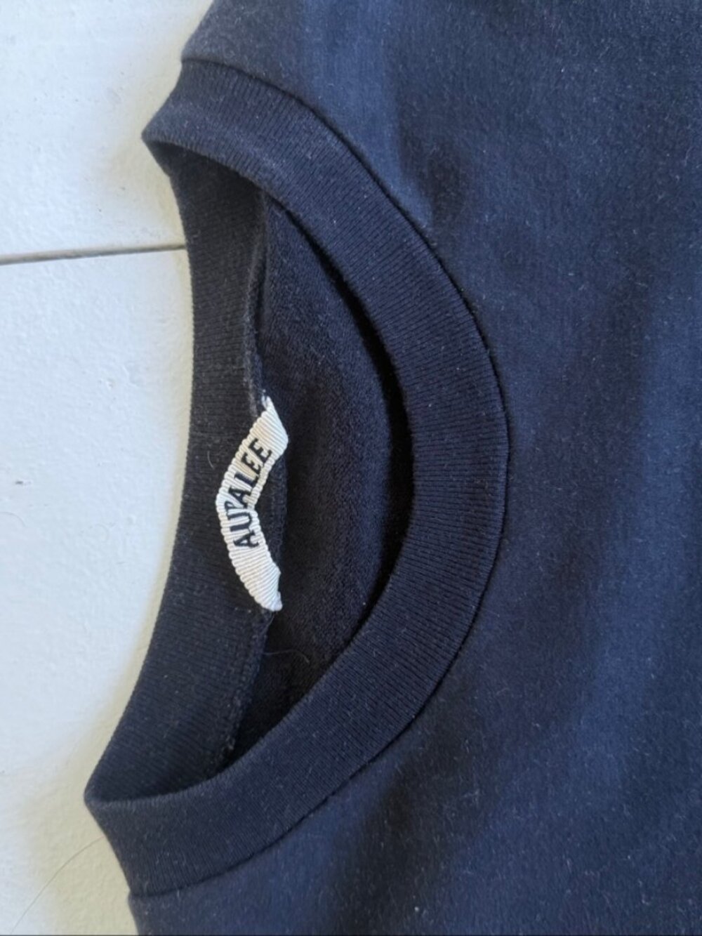 Auralee Box Fit Black T-Shirt - Size S Unisex - Worn Once